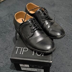 Tip Top Kids Black Dress Shoes